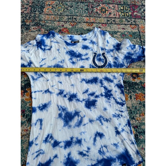 Indianapolis Colts Blue‎ and White Tie-Dye Long Sleeve Tshirt Women's Small - Picture 7 of 7